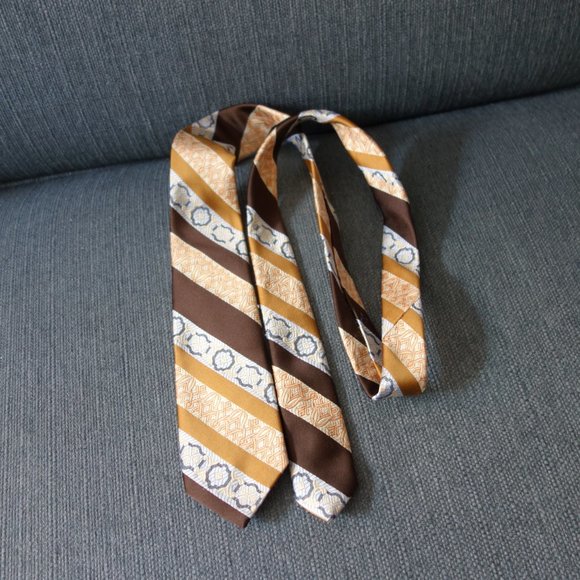 Vintage Christian Dior 100% Texturon Polyester 57 inch Neck Tie - Picture 6 of 6